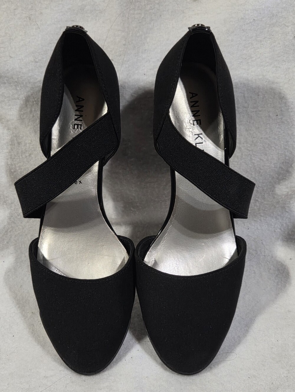 Ann Klien Black Strapy Dress Shoe Size 8.5
